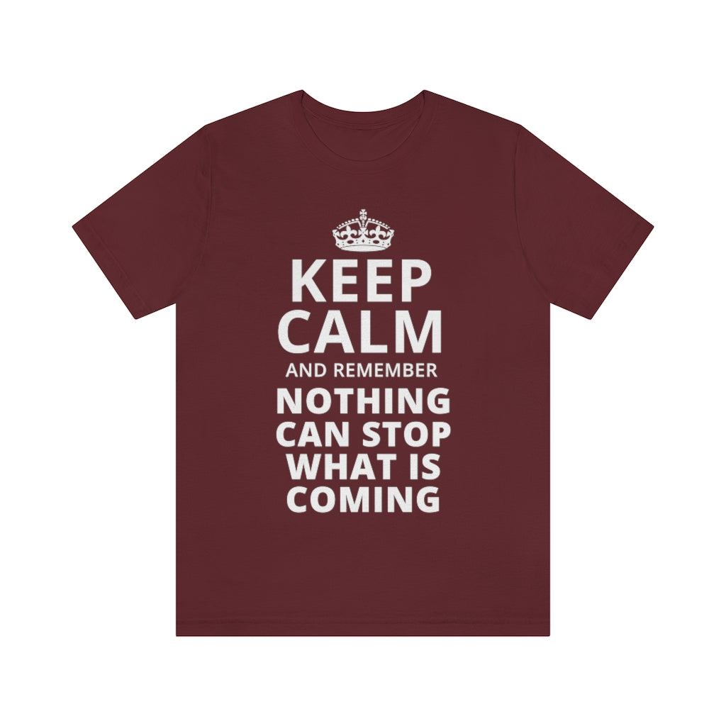Keep Calm and Remember... | Mens/Unisex Short Sleeve T-Shirt - Rise of The New Media