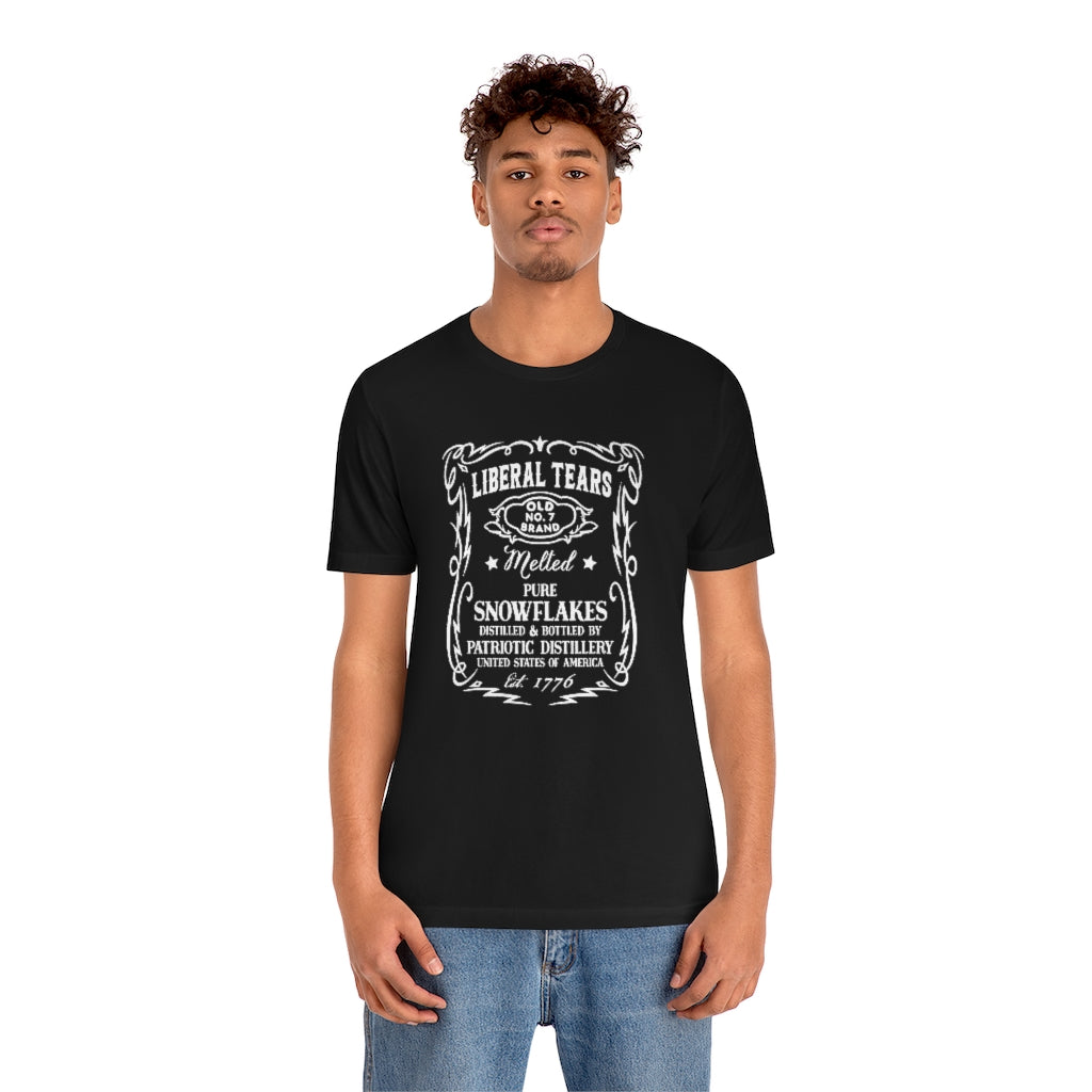 Liberal Tears | Mens/Unisex Short Sleeve T-Shirt - Rise of The New Media