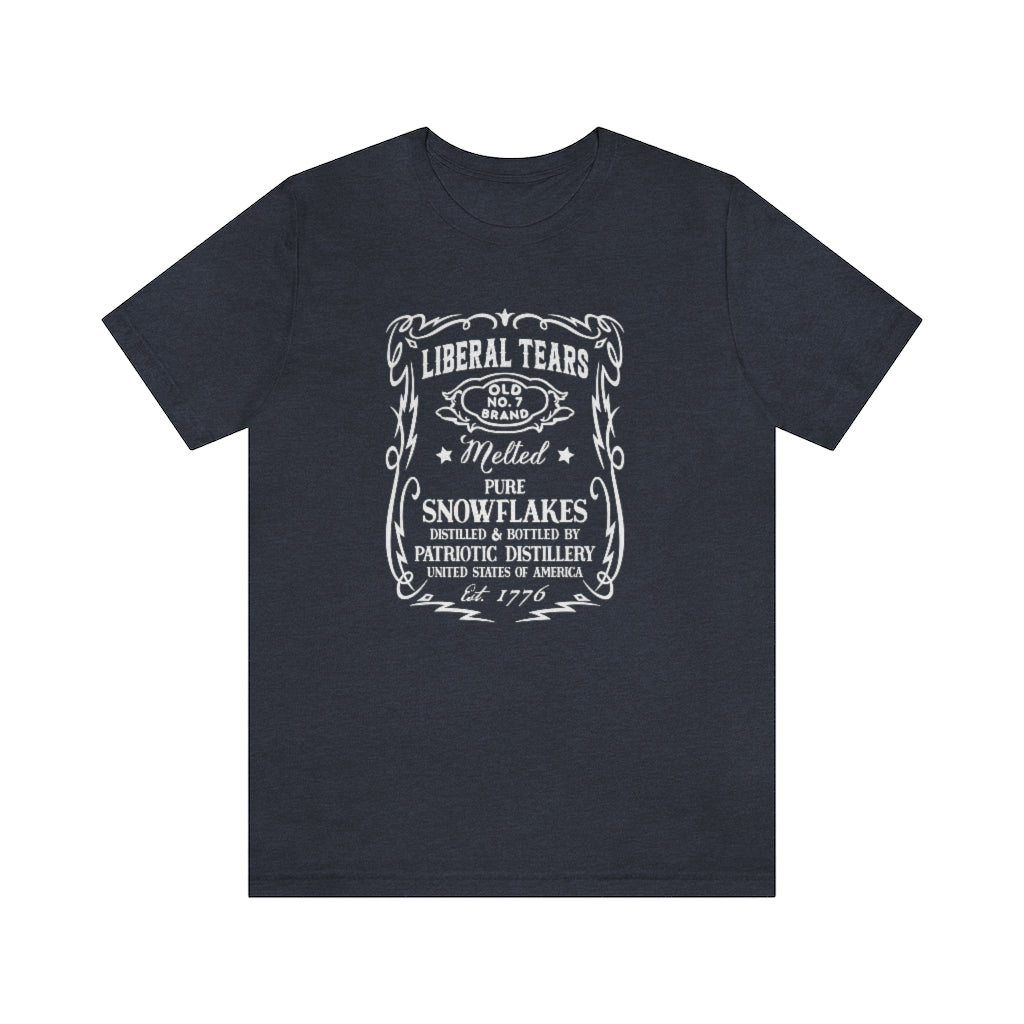 Liberal Tears | Mens/Unisex Short Sleeve T-Shirt - Rise of The New Media