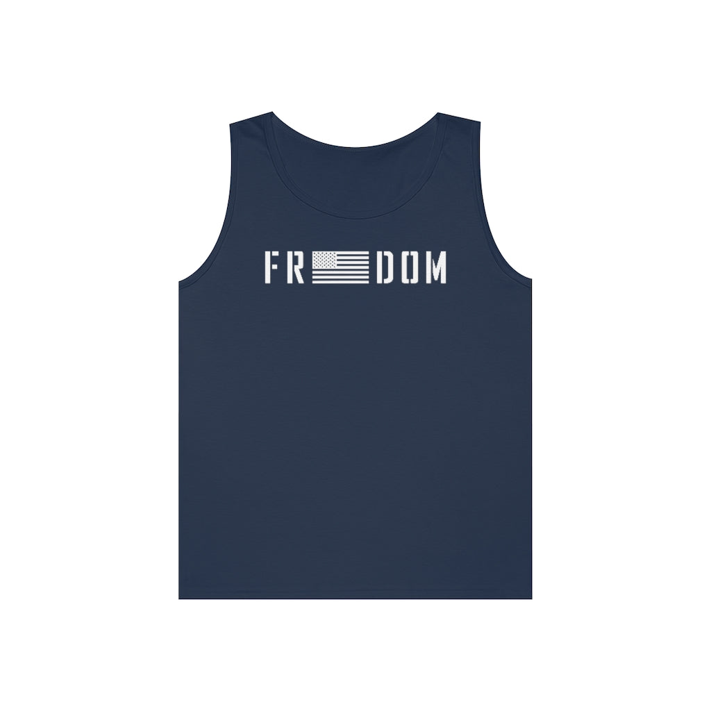 Freedom USA | Men's Heavy Cotton Tank Top - Rise of The New Media