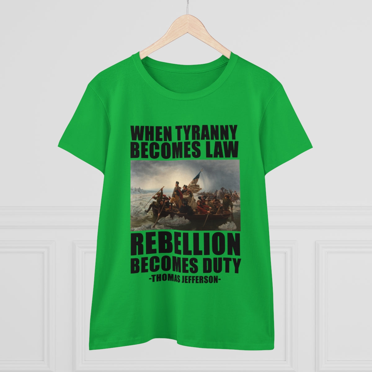 When Tyranny Becomes Law... | Women's Cotton Tee - Rise of The New Media