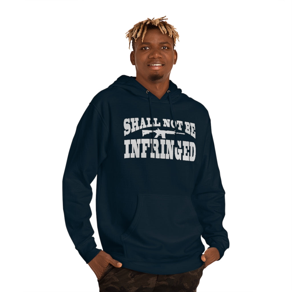 Shall Not Be Infringed | Unisex Hooded Sweatshirt - Rise of The New Media