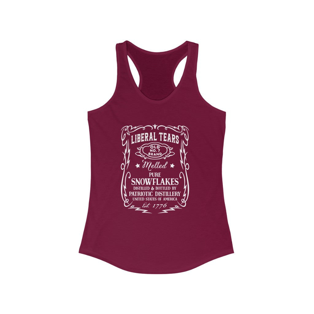 Liberal Tears | Women's Racerback Tank - Rise of The New Media