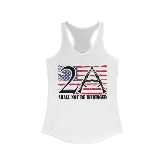 2A Shall Not Be Infringed | Women's Racerback Tank - Rise of The New Media