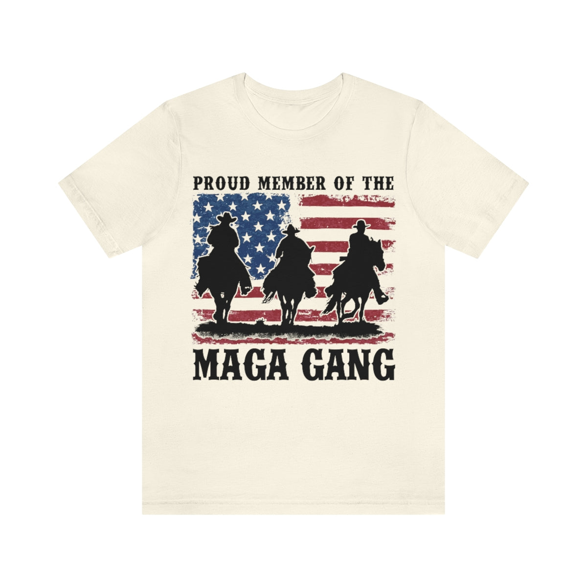 MAGA Gang | Mens/Unisex Short Sleeve T-Shirt - Rise of The New Media