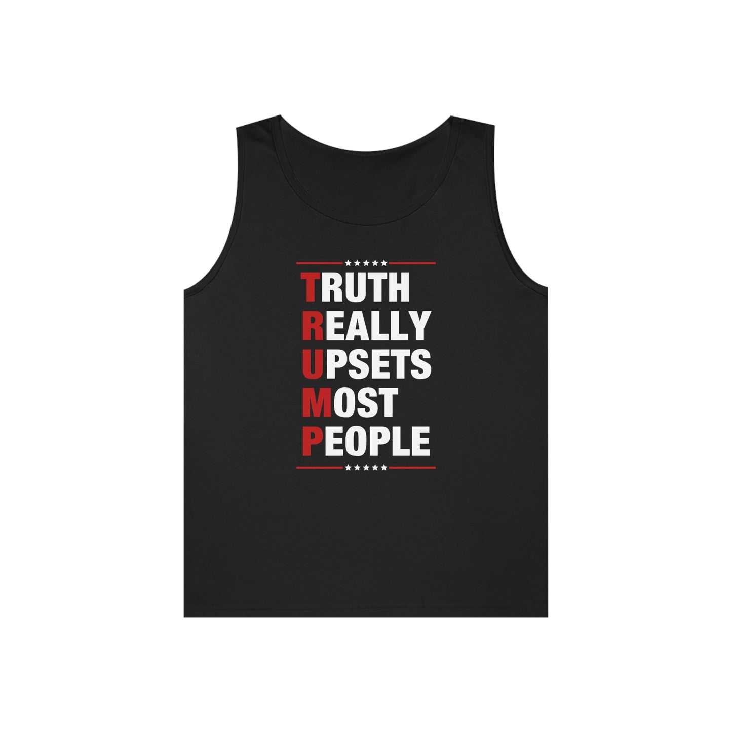 Truth Really Upsets Most People | Men's Heavy Cotton Tank Top