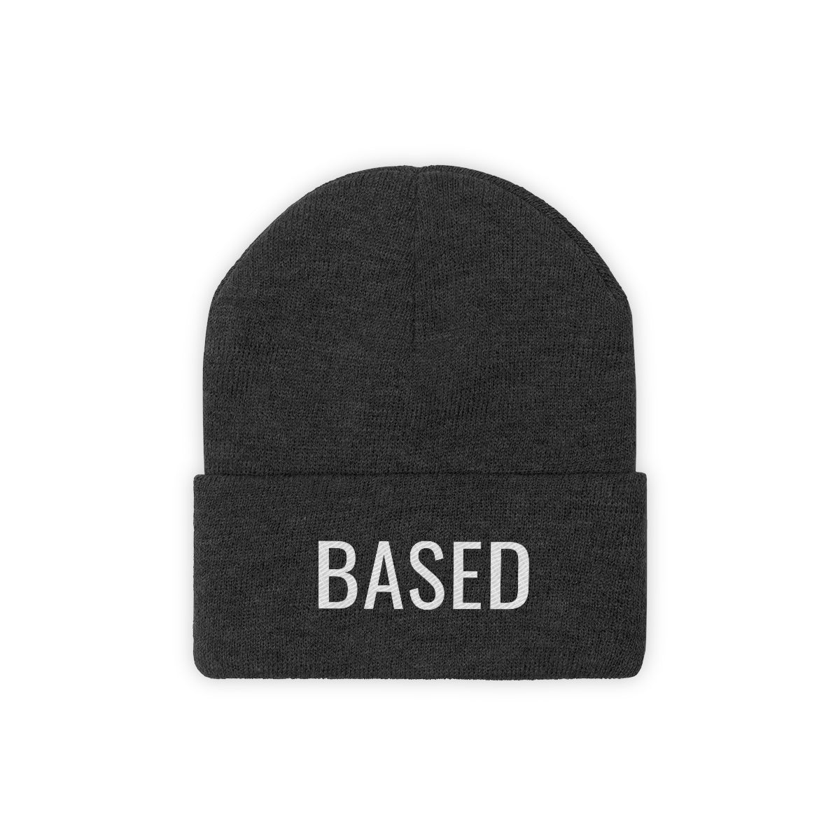 Based Black Beanie Hat - Rise of The New Media