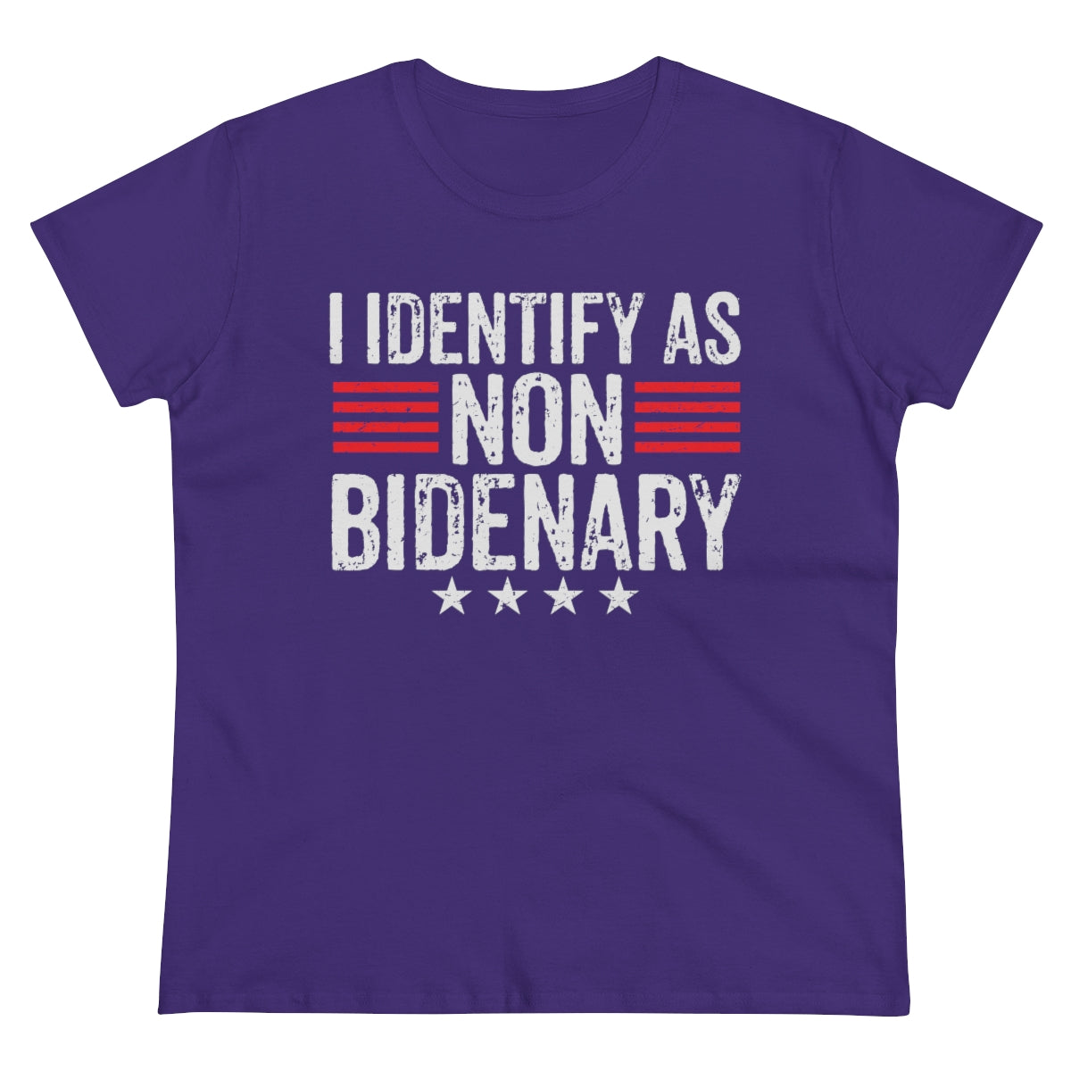I Identify As Non-Bidenary | Women's Tee - Rise of The New Media
