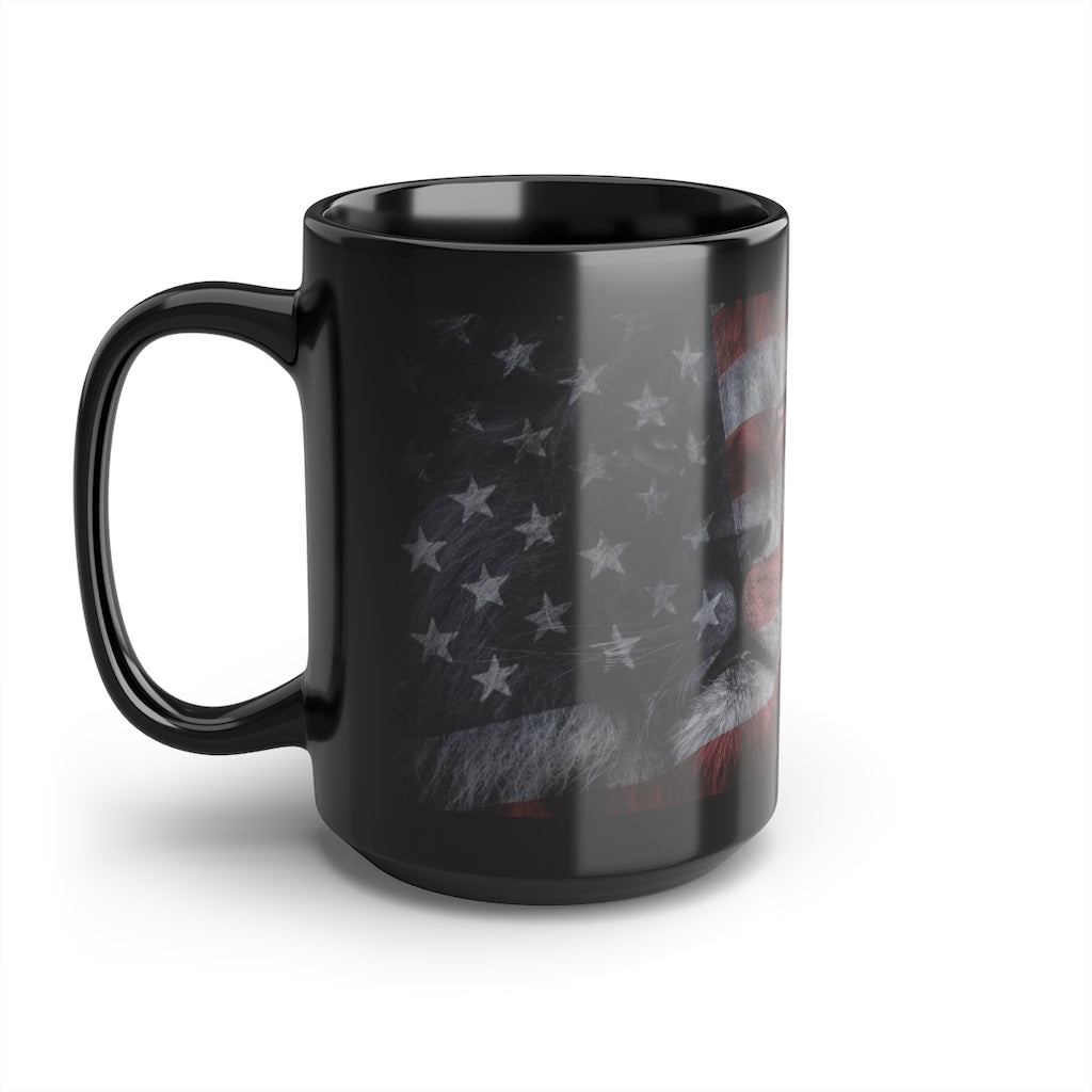 Land of the Free | 15oz Black Mug - Rise of The New Media