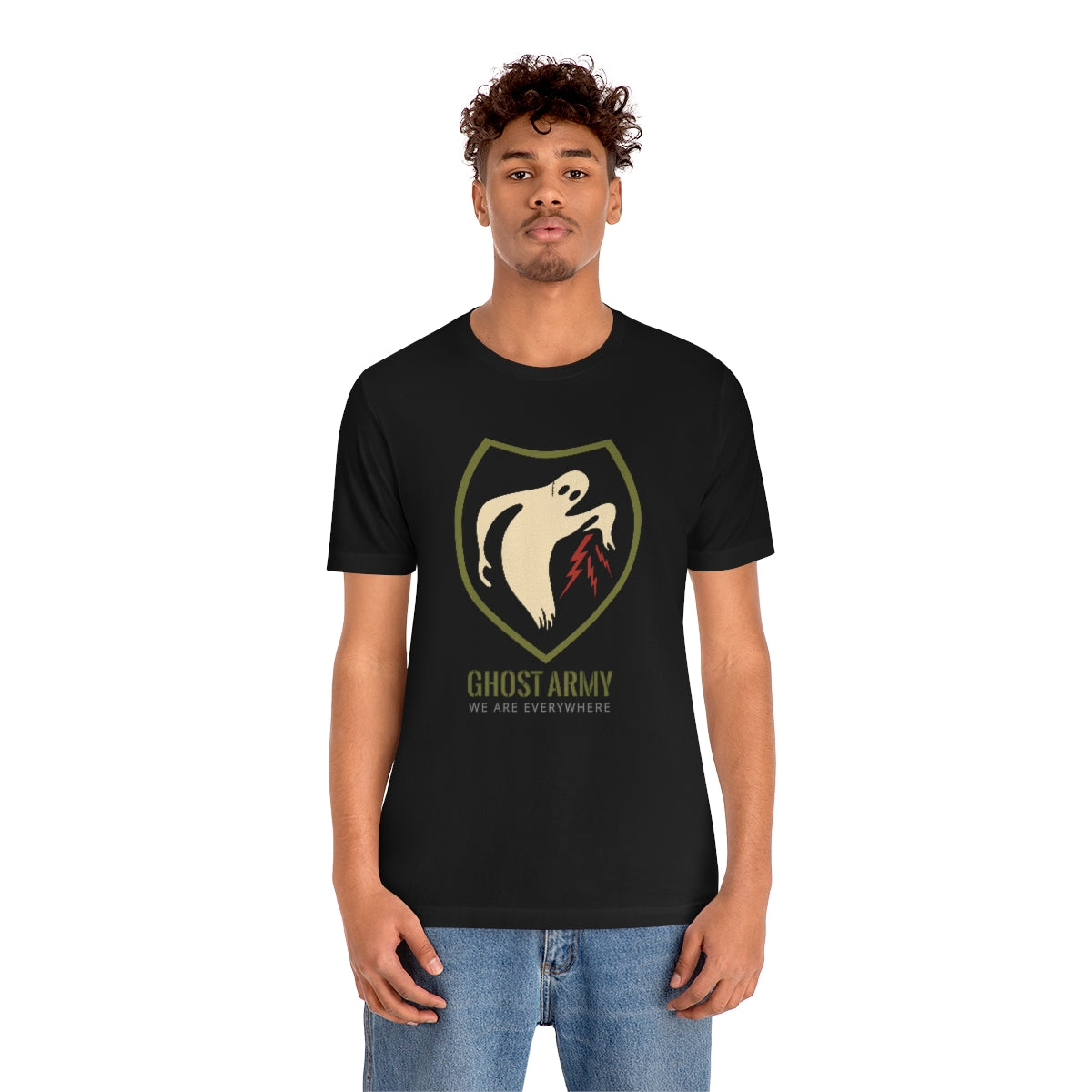 Ghost Army - We Are Everywhere | Mens/Unisex Short Sleeve T-Shirt - Rise of The New Media