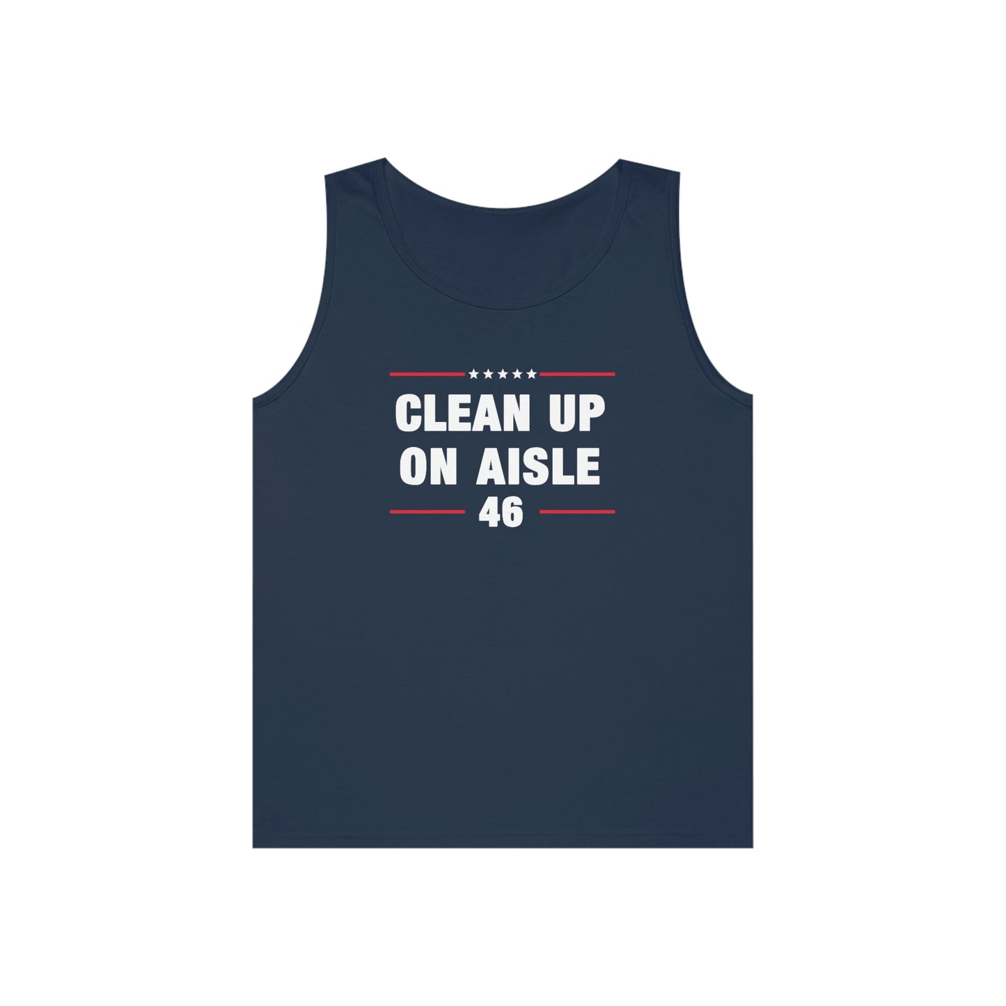Clean Up on Aisle 46 | Men's Heavy Cotton Tank Top
