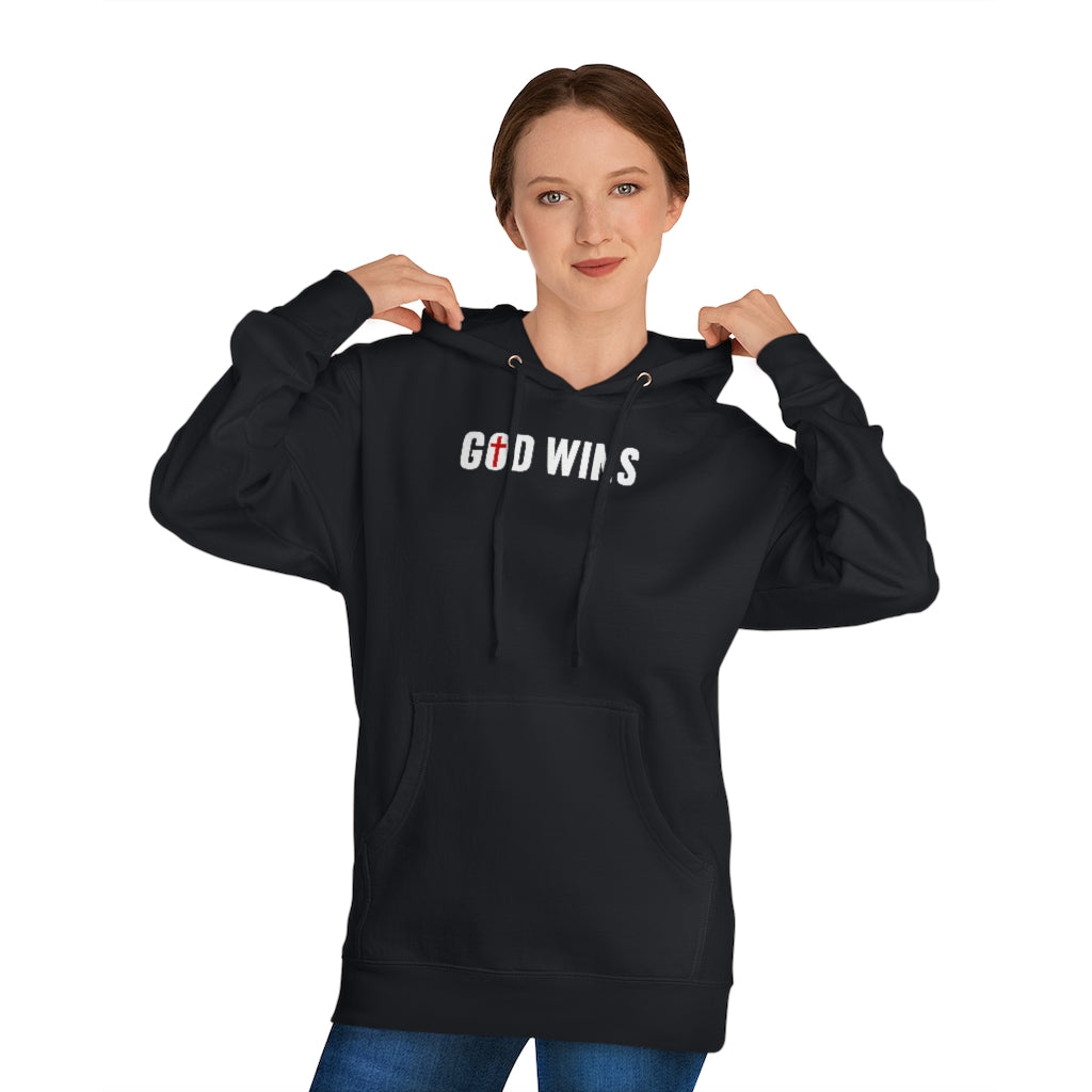 God Wins | Unisex Hooded Sweatshirt - Rise of The New Media