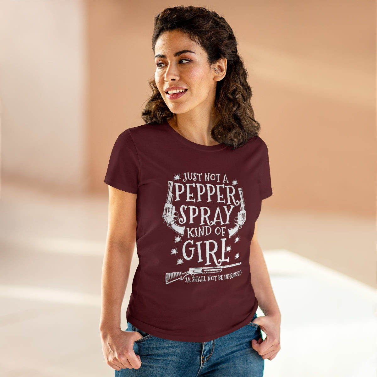 Just Not A Pepper Spray Kind of Girl | Women's Tee - Rise of The New Media