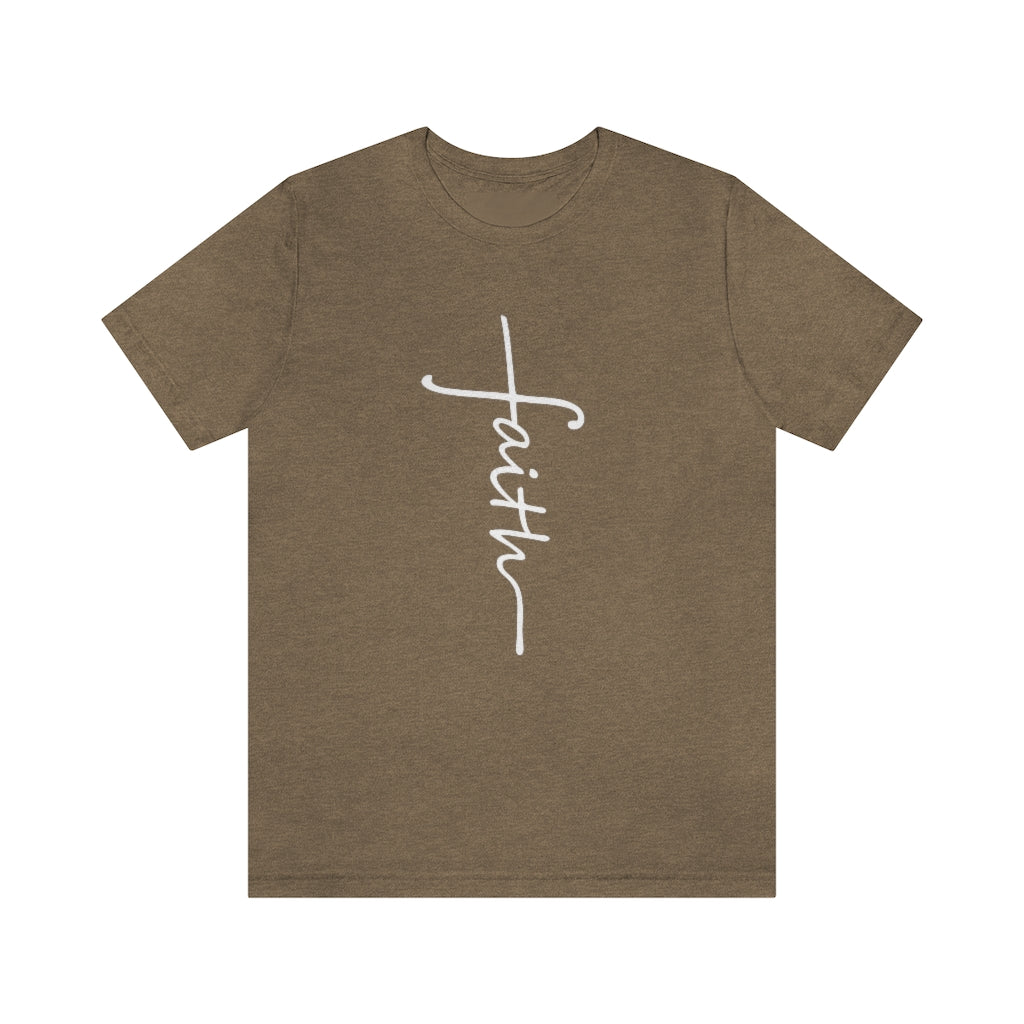 Faith | Mens/Unisex Short Sleeve T-Shirt - Rise of The New Media