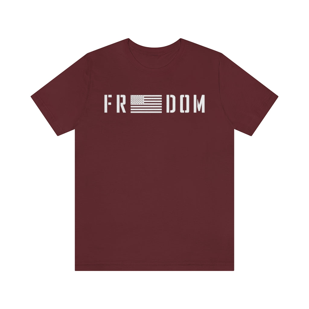 Freedom USA | Mens/Unisex Short Sleeve T-Shirt - Rise of The New Media