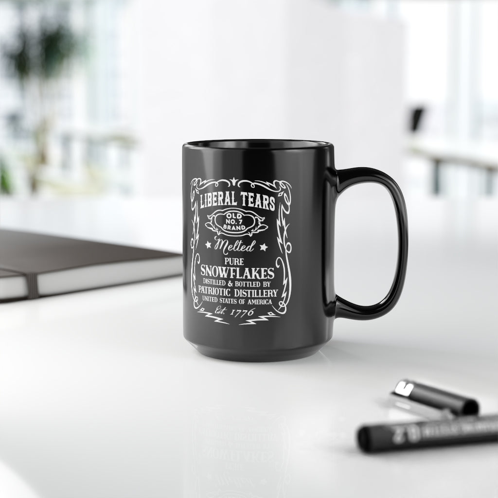 Liberal Tears | 15oz Black Mug - Rise of The New Media