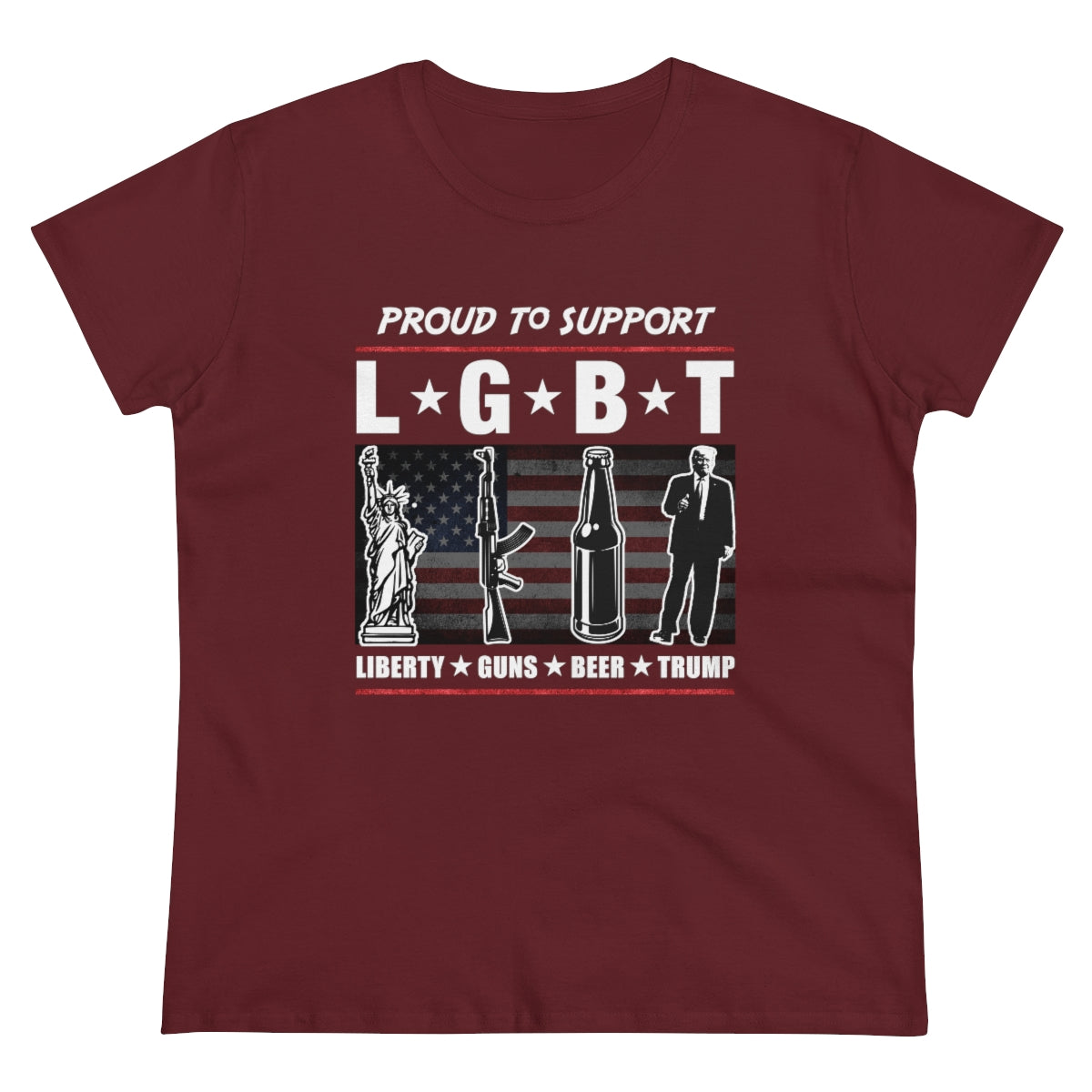 Proud To Support LGBT | Women's Tee - Rise of The New Media