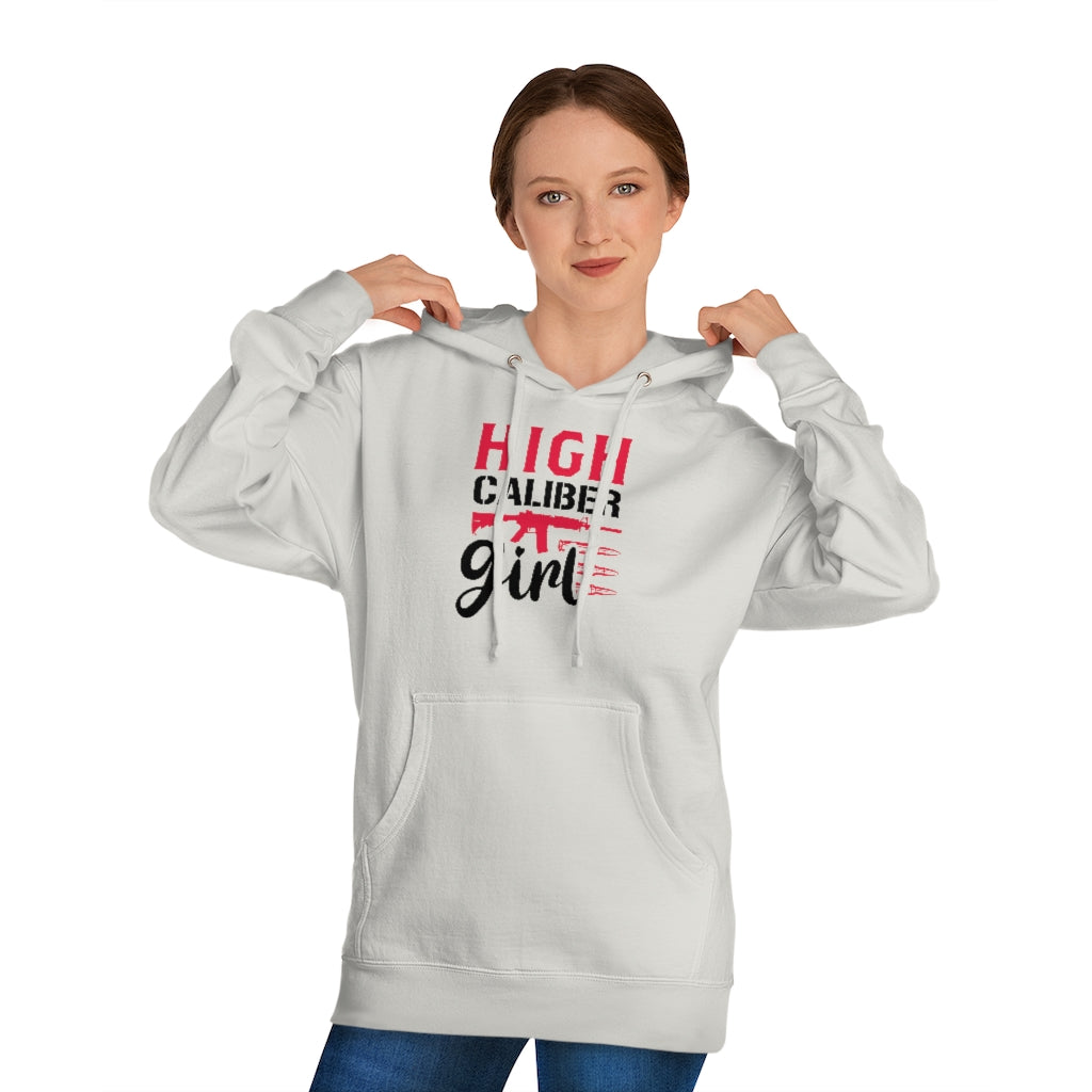 High Caliber Girl | Unisex Hooded Sweatshirt - Rise of The New Media