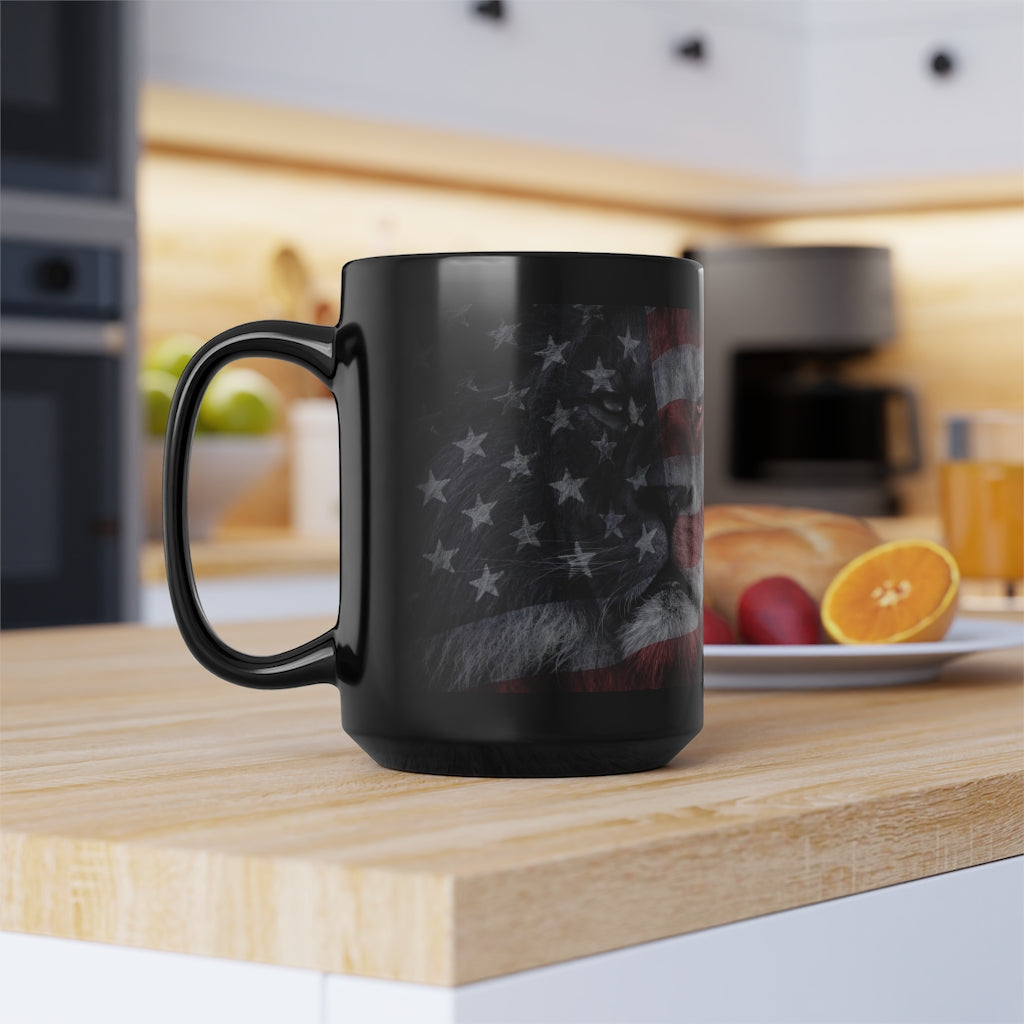 Land of the Free | 15oz Black Mug - Rise of The New Media