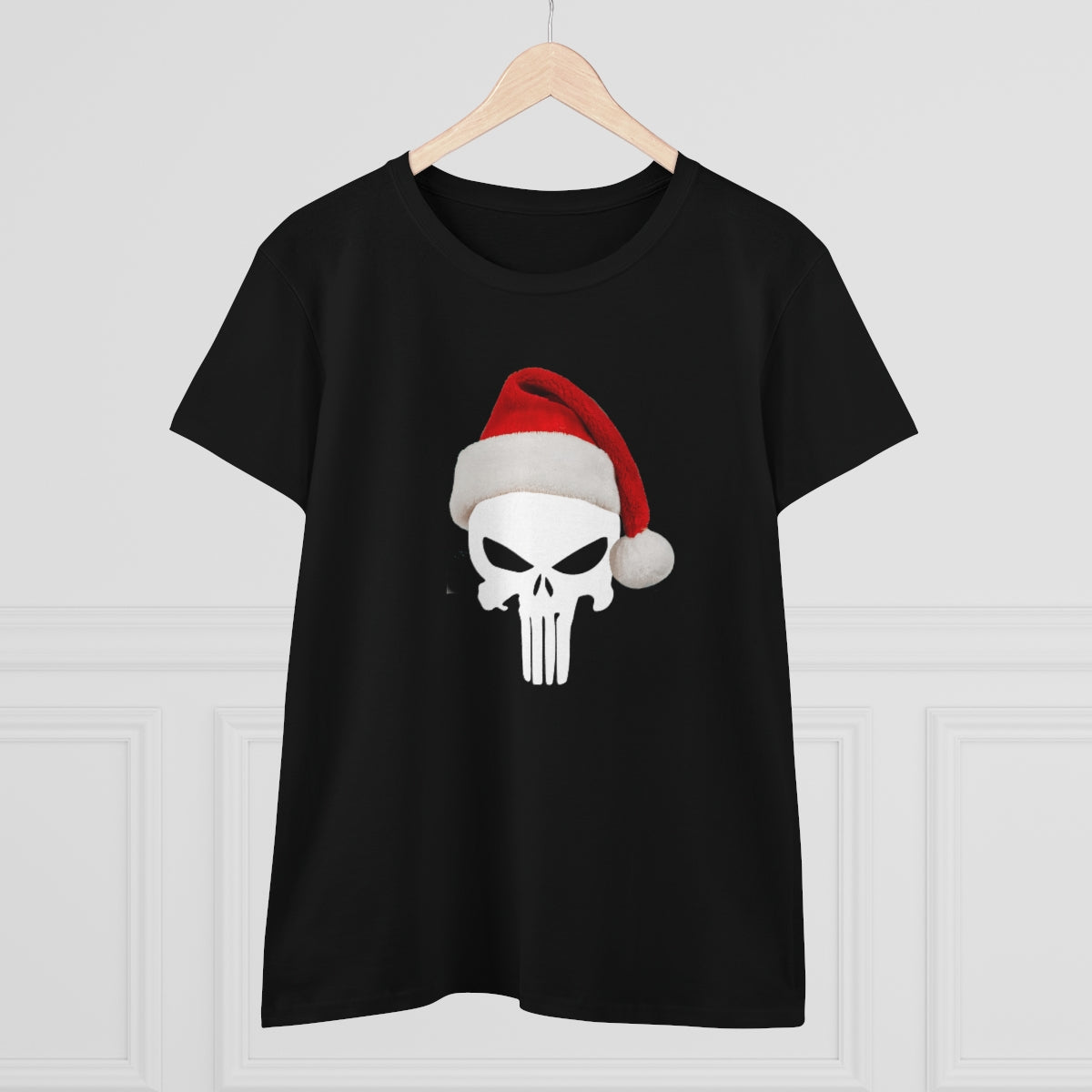 Punisher with Santa Hat | Women's Tee - Rise of The New Media