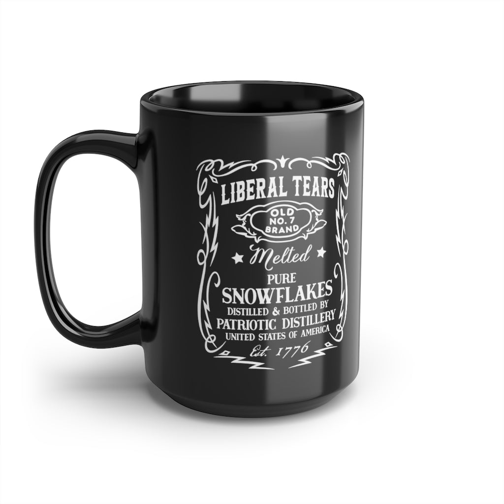 Liberal Tears | 15oz Black Mug - Rise of The New Media