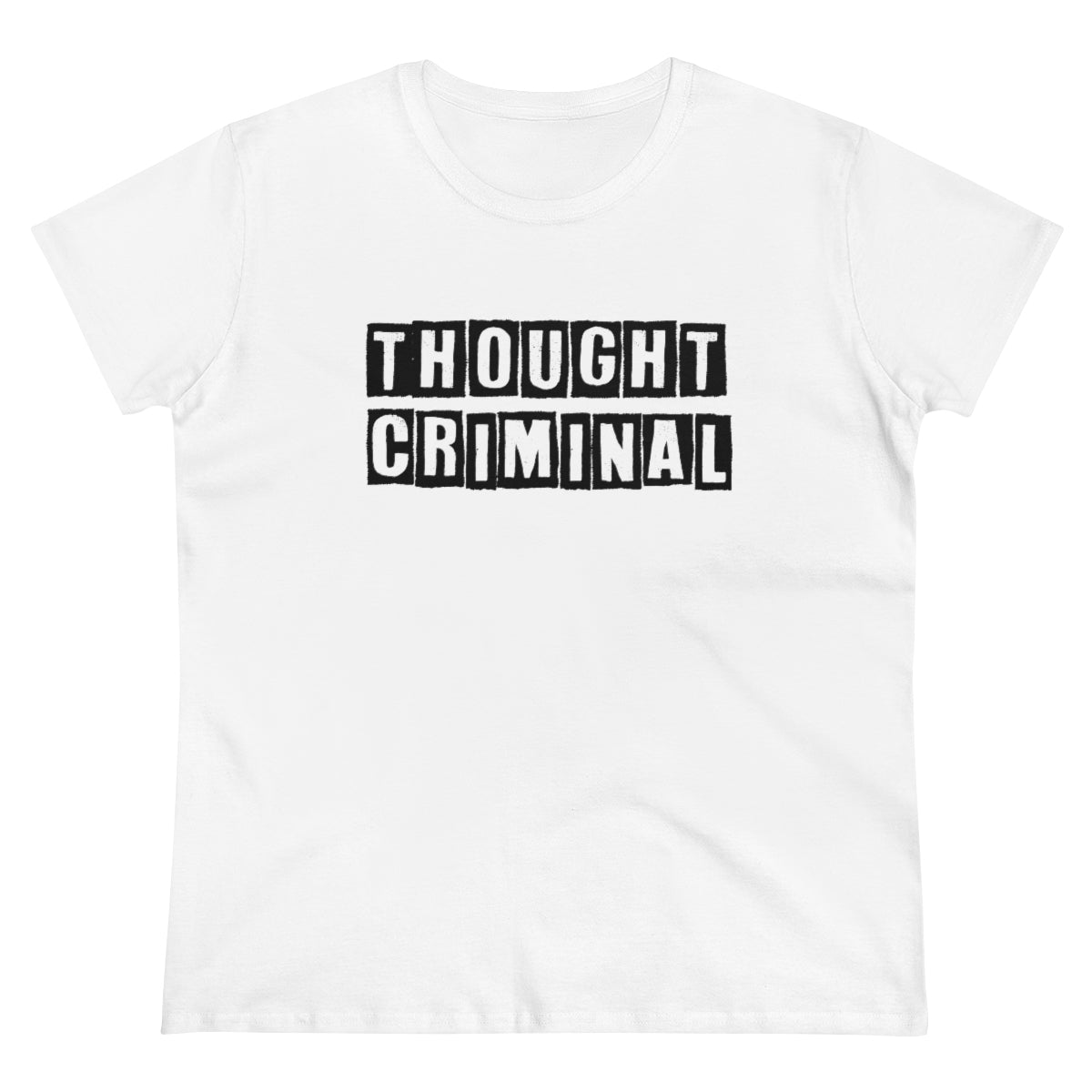 Thought Criminal | Women's Tee - Rise of The New Media