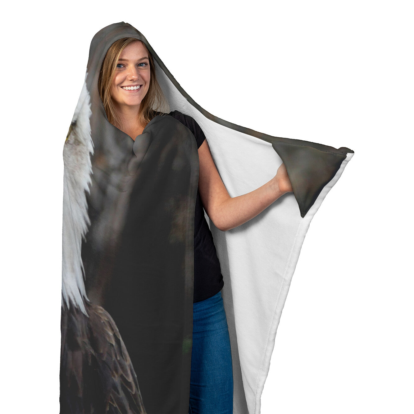 American Eagle Hooded Blanket - Rise of The New Media