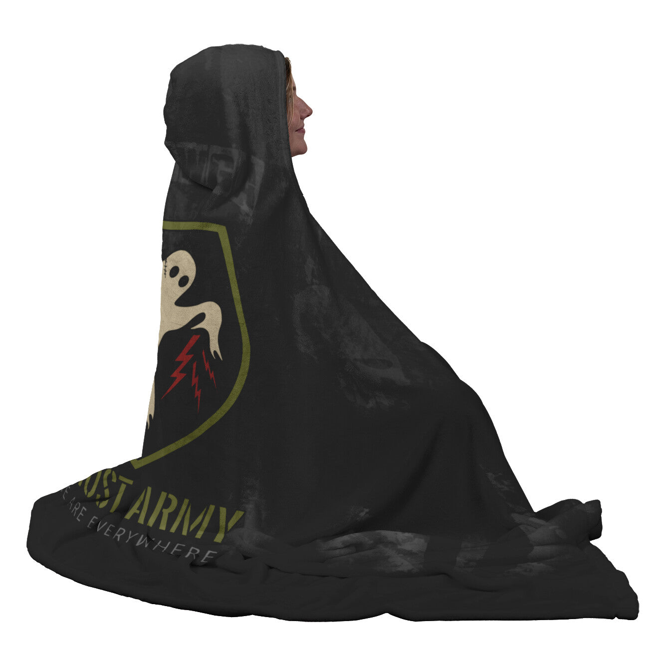 Ghost Army Hooded Blanket - Rise of The New Media