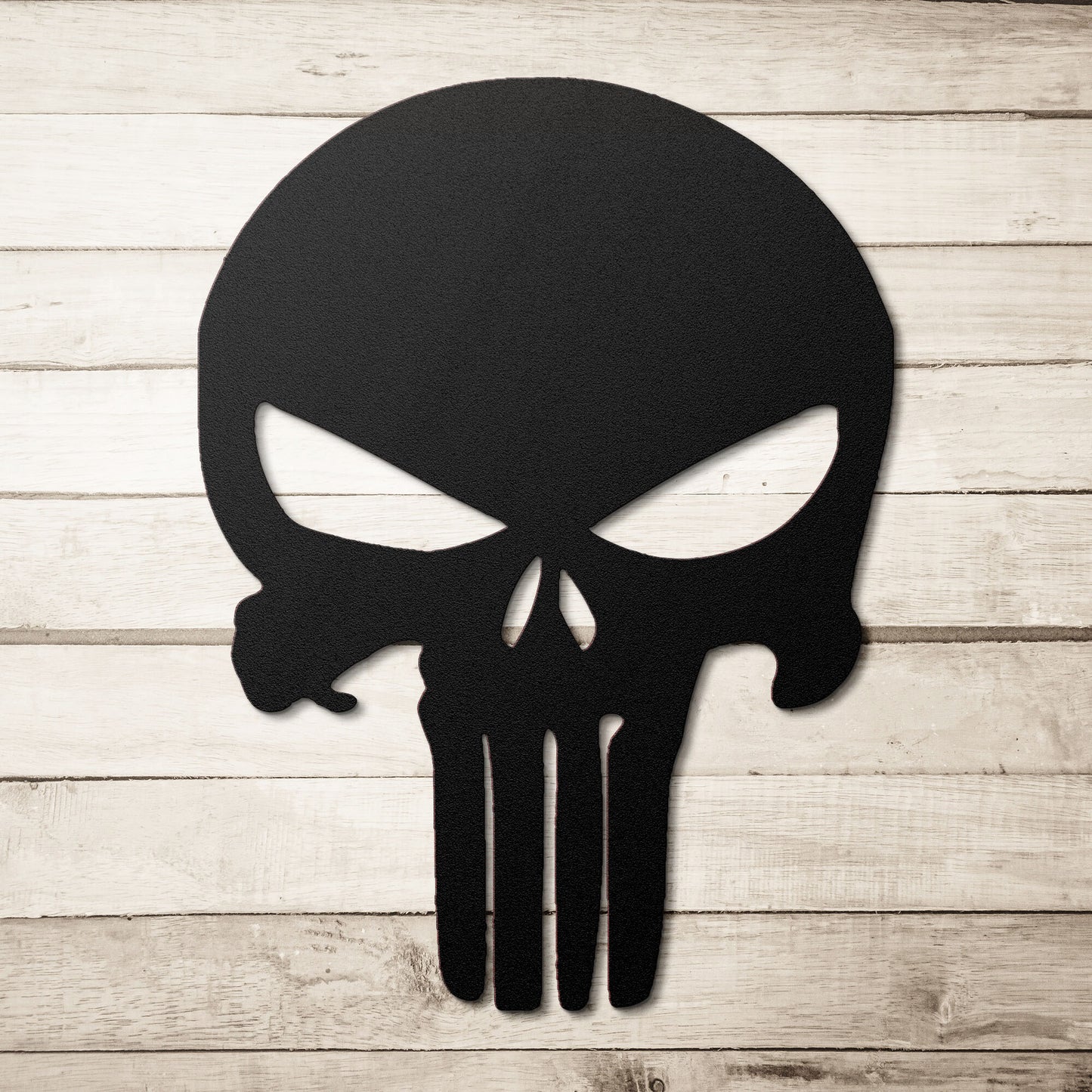 Punisher Die-Cut Metal Sign - Rise of The New Media