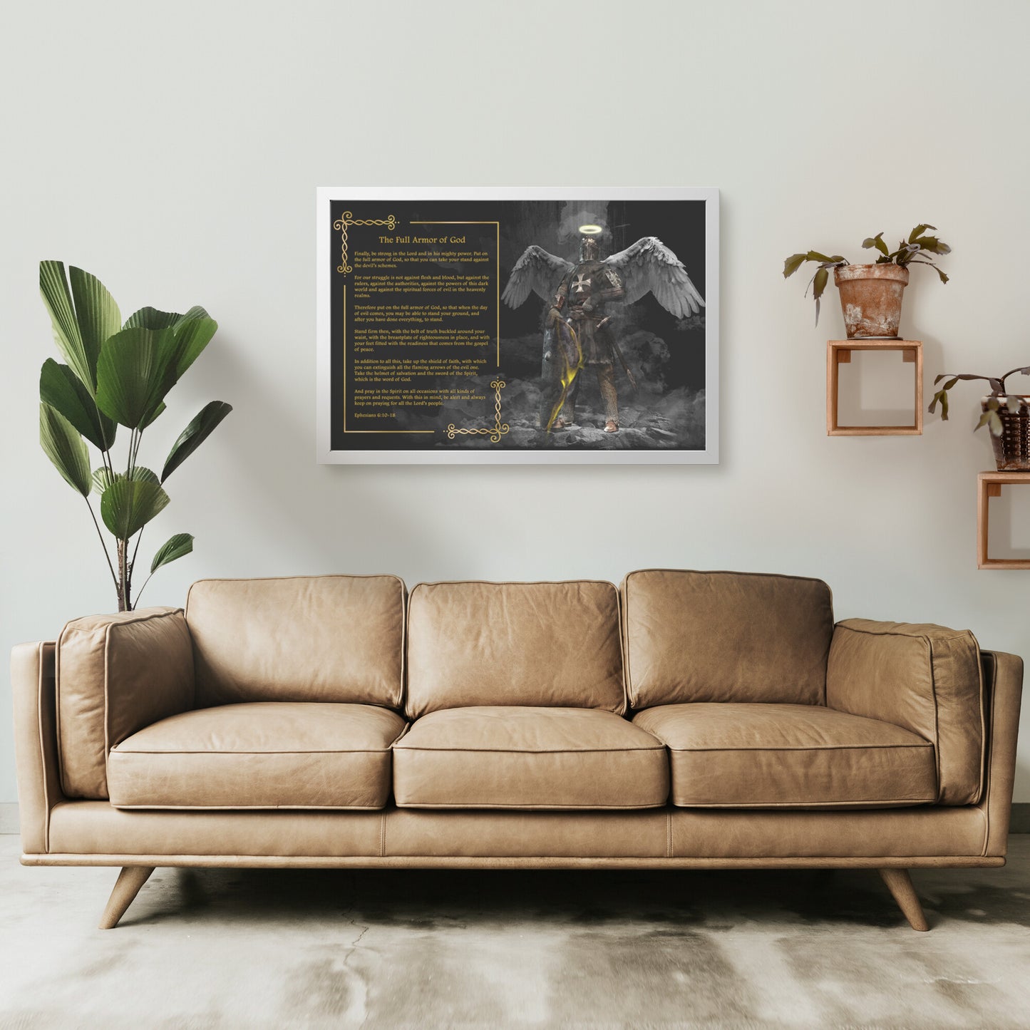 The Full Armor of God Framed Art Print - Rise of The New Media