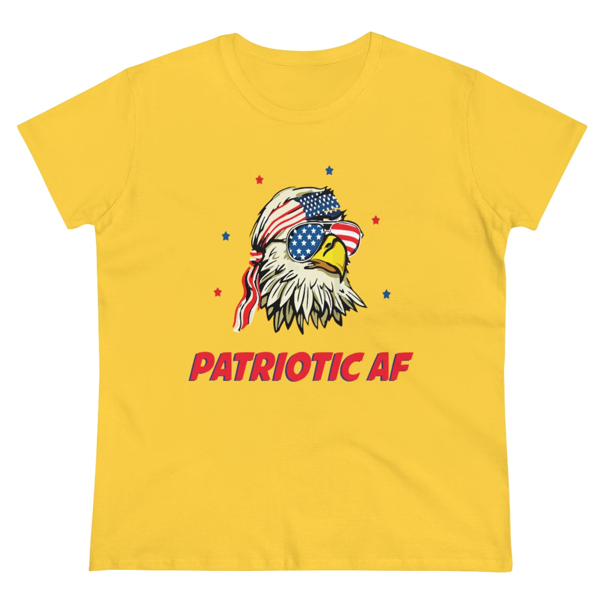 Patriotic AF with American Eagle | Women's Tee - Rise of The New Media