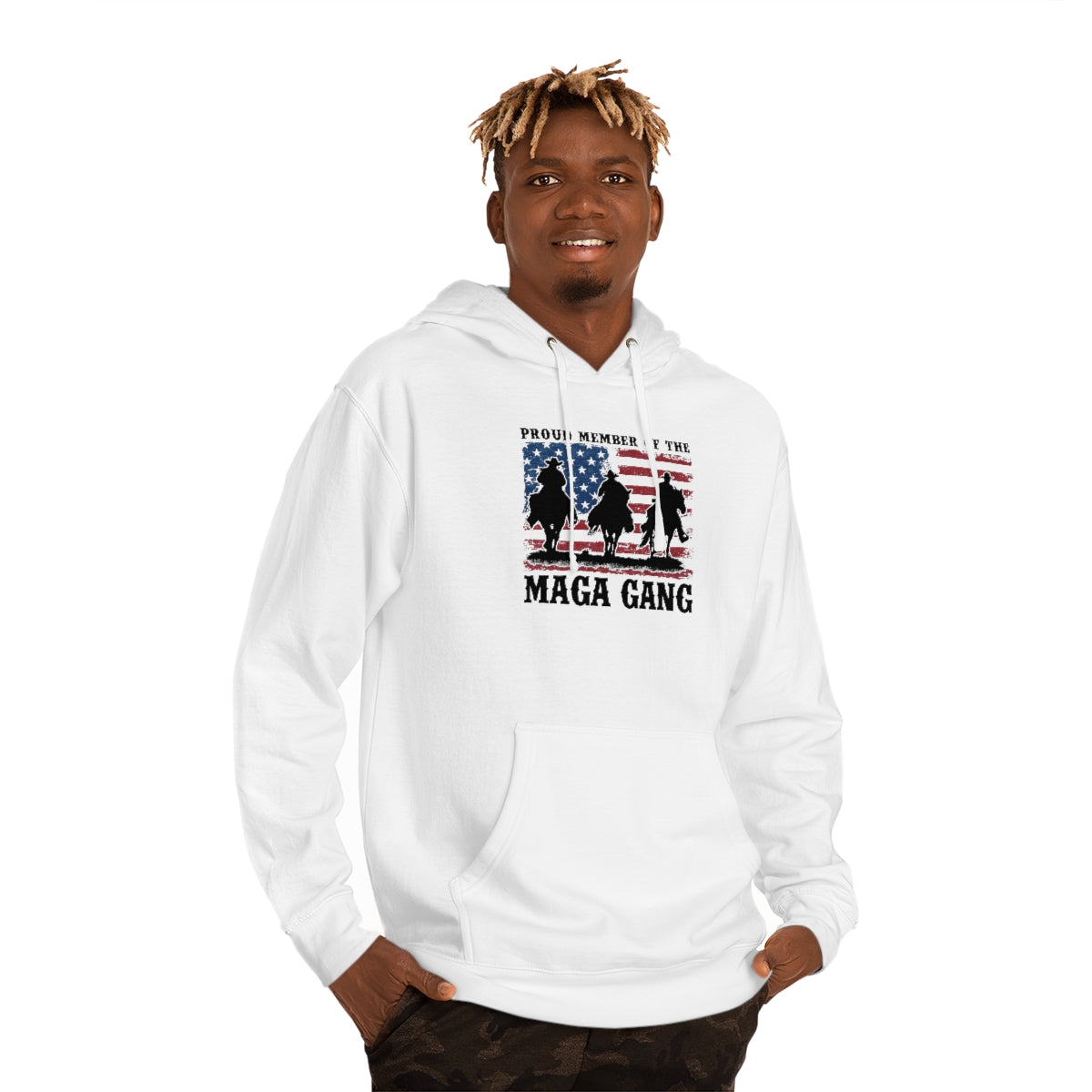 MAGA Gang | Unisex Hooded Sweatshirt - Rise of The New Media