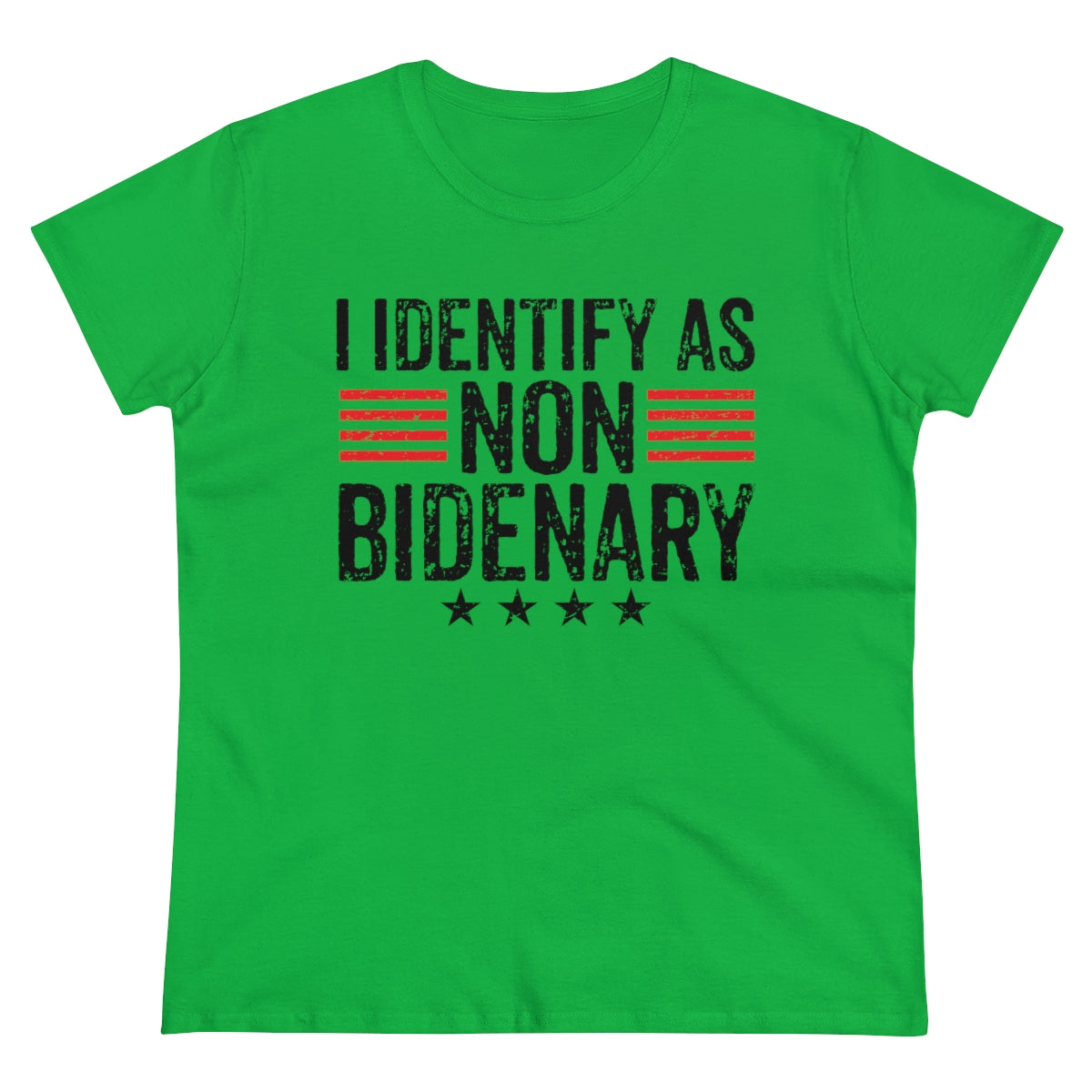 I Identify As Non-Bidenary | Women's Tee - Rise of The New Media