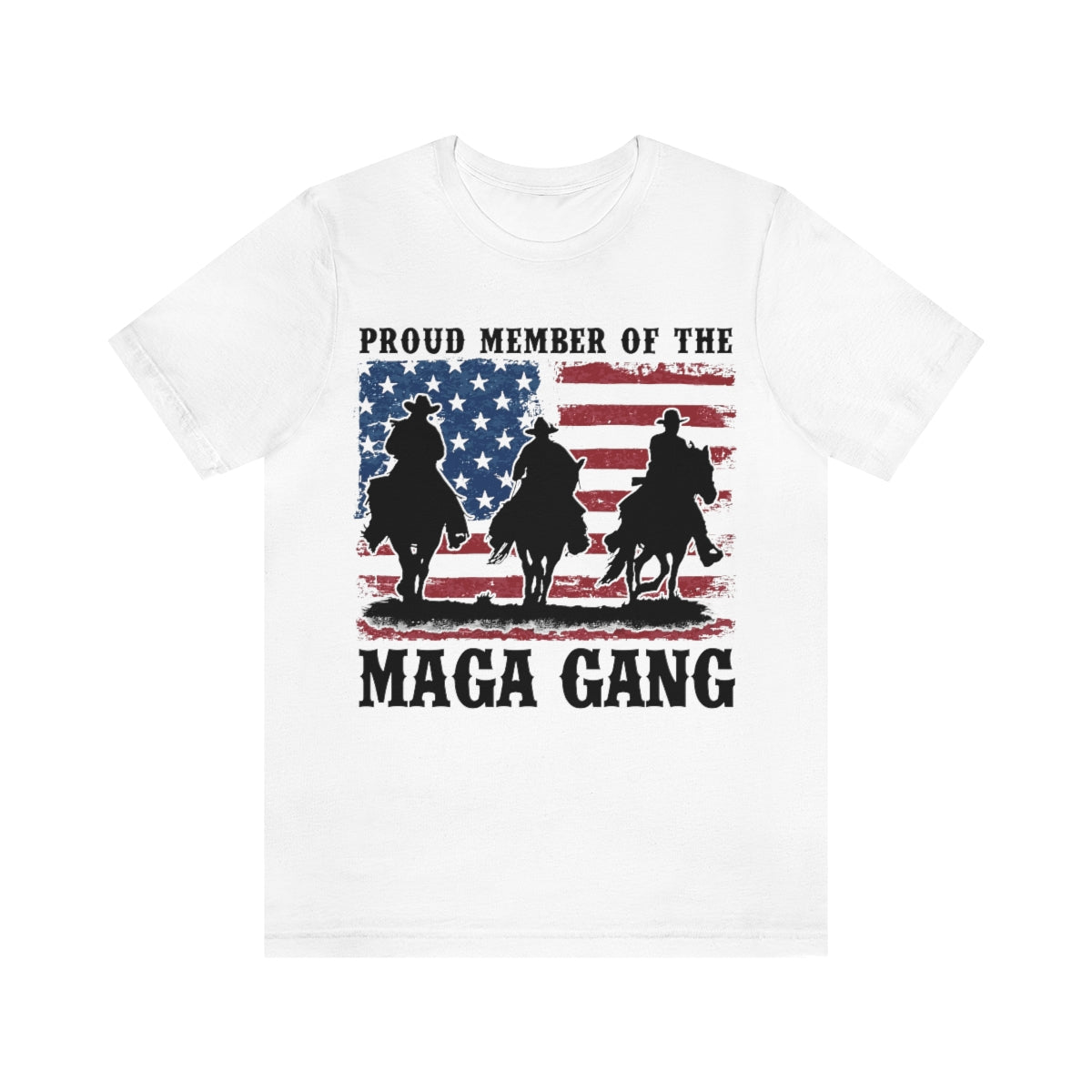MAGA Gang | Mens/Unisex Short Sleeve T-Shirt - Rise of The New Media