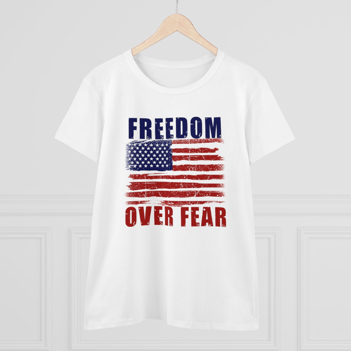 Freedom Over Fear | Women's Tee - Rise of The New Media