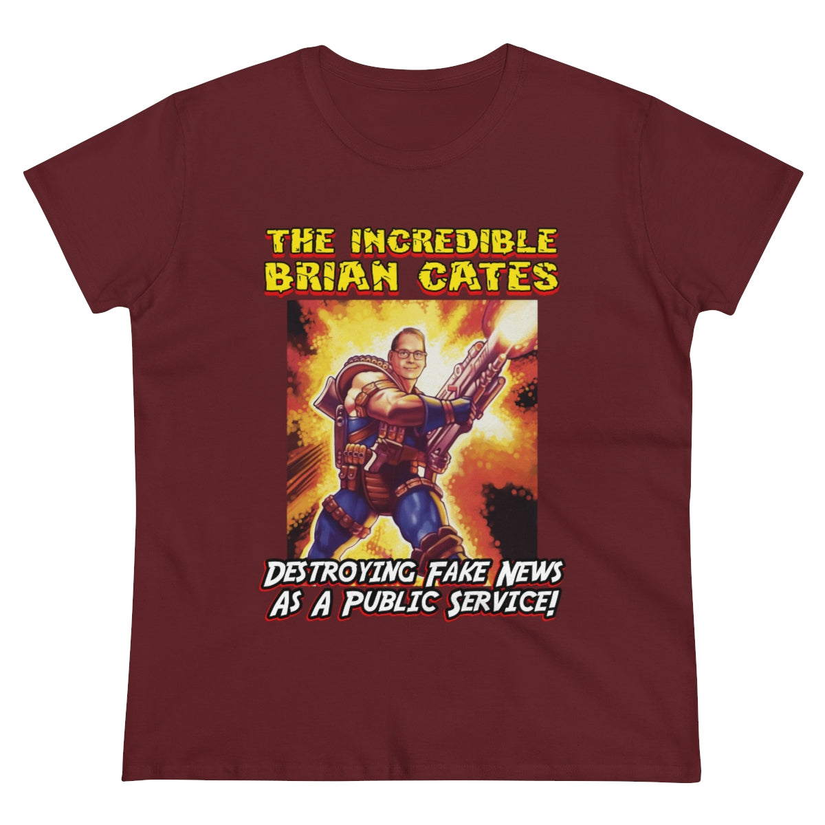 The Incredible Brian Cates | Women's Tee - Rise of The New Media