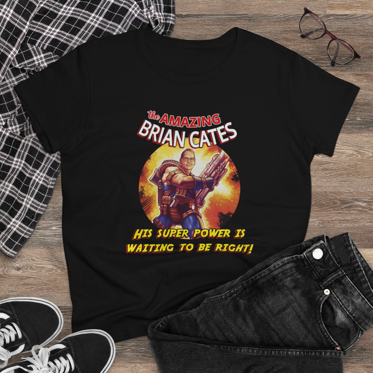 The Amazing Brian Cates | Women's Tee - Rise of The New Media