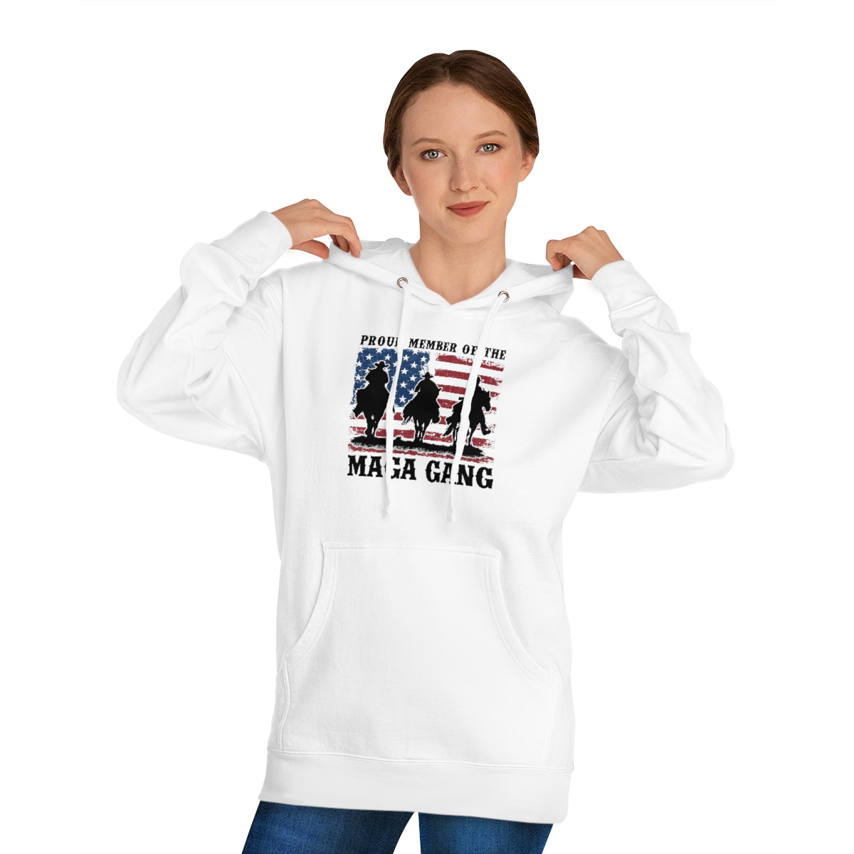 MAGA Gang | Unisex Hooded Sweatshirt - Rise of The New Media