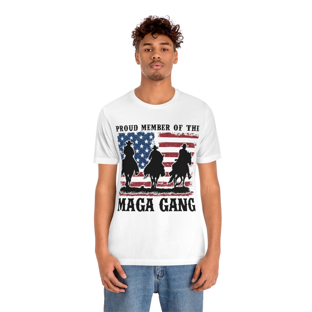 MAGA Gang | Mens/Unisex Short Sleeve T-Shirt - Rise of The New Media