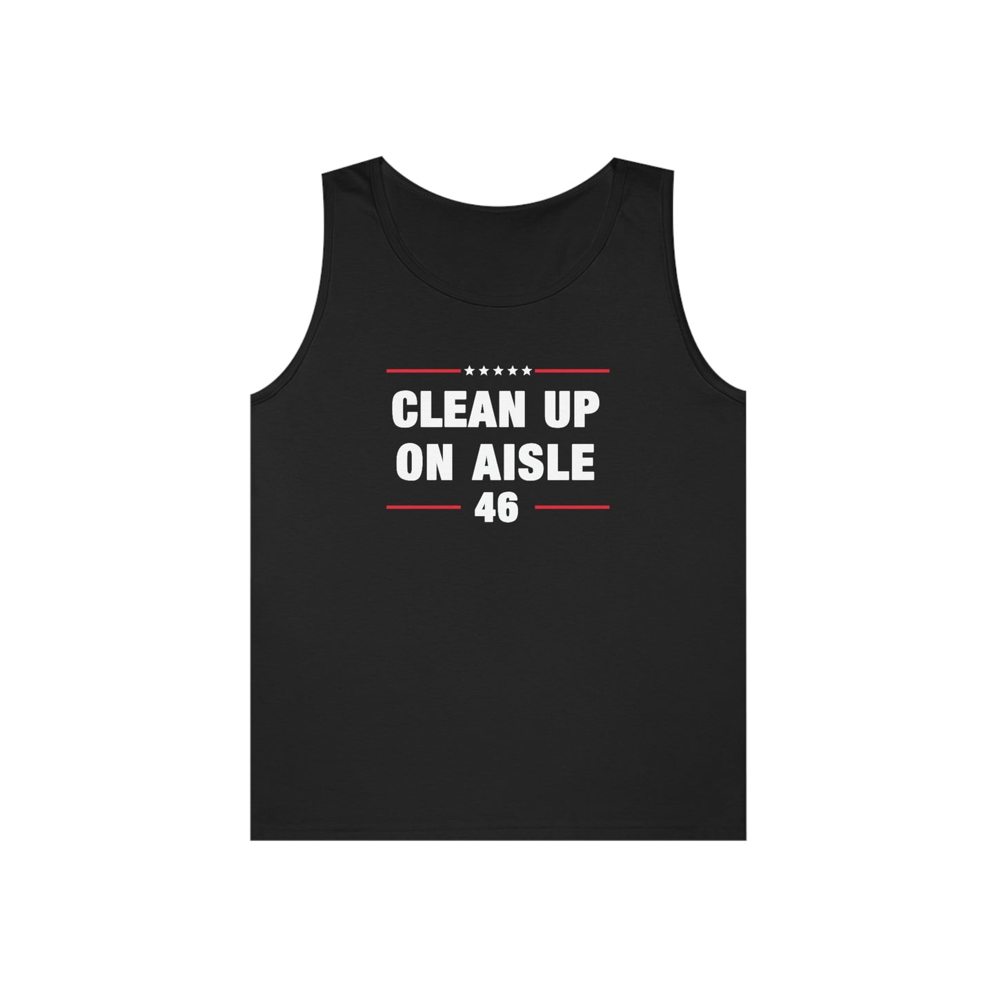 Clean Up on Aisle 46 | Men's Heavy Cotton Tank Top