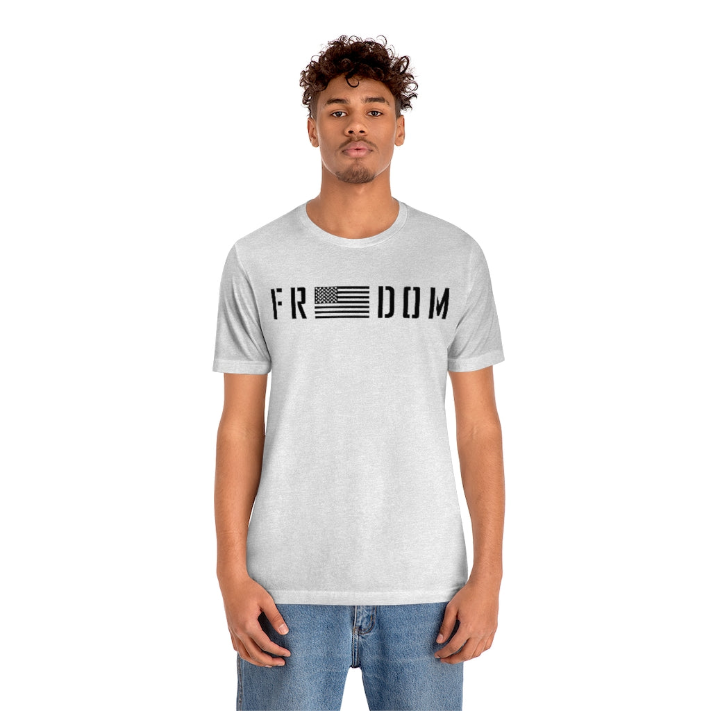 Freedom USA | Mens/Unisex Short Sleeve T-Shirt - Rise of The New Media