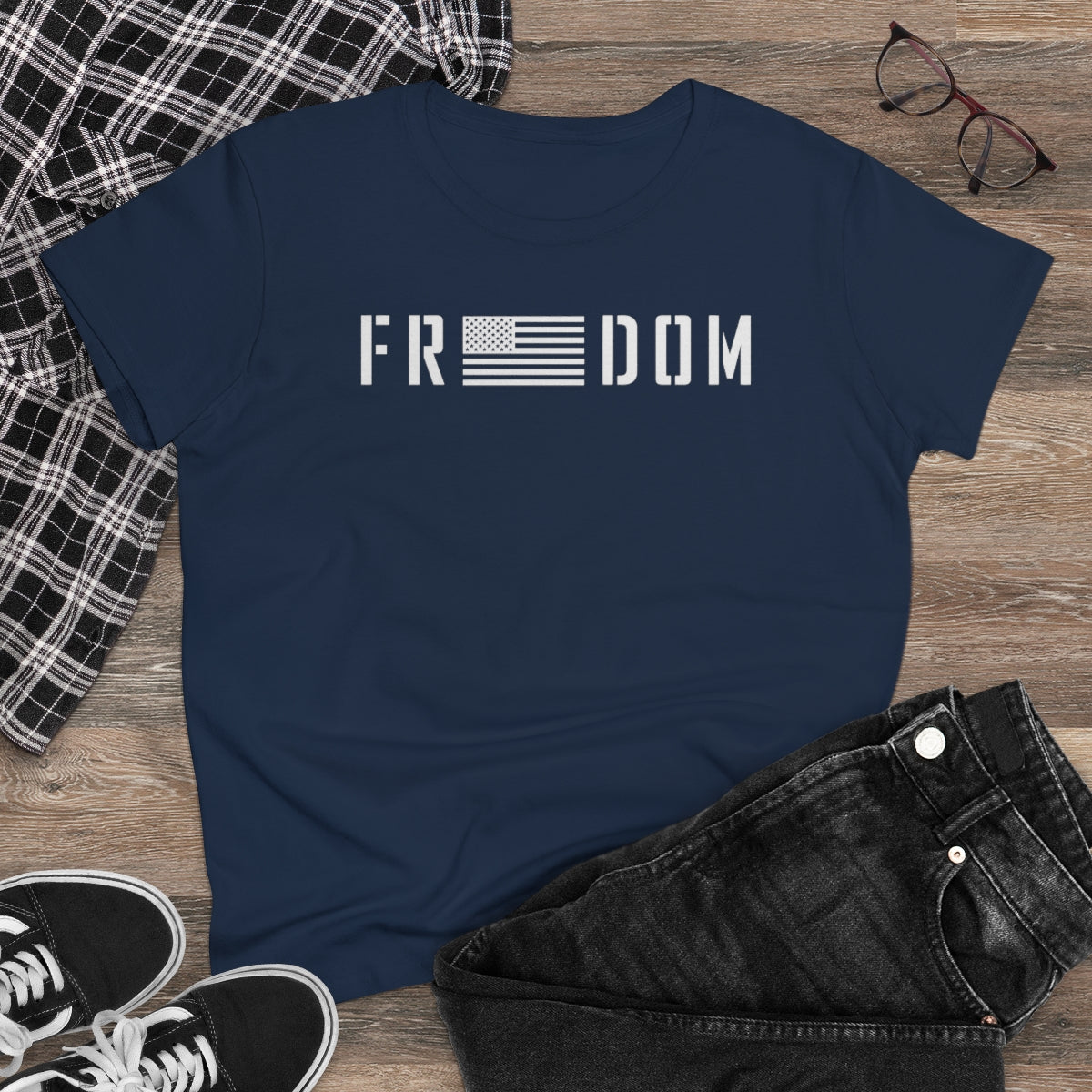 Freedom USA | Women's Tee - Rise of The New Media