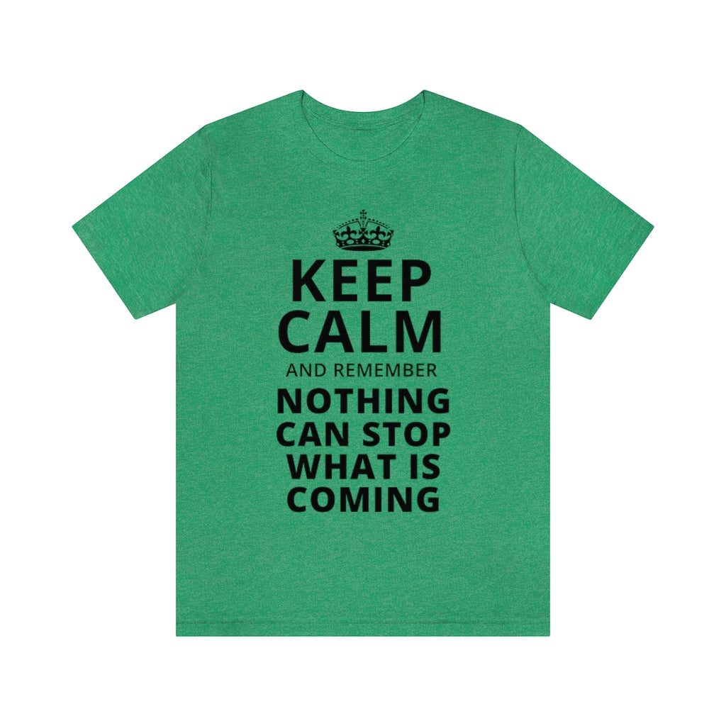 Keep Calm and Remember... | Mens/Unisex Short Sleeve T-Shirt - Rise of The New Media