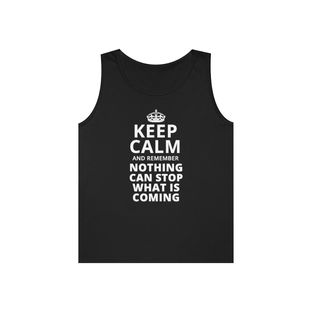 Keep Calm and Remember... | Men's Heavy Cotton Tank Top - Rise of The New Media