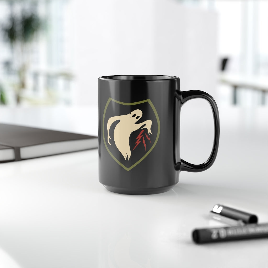 Ghost Army | 15oz Black Mug - Rise of The New Media