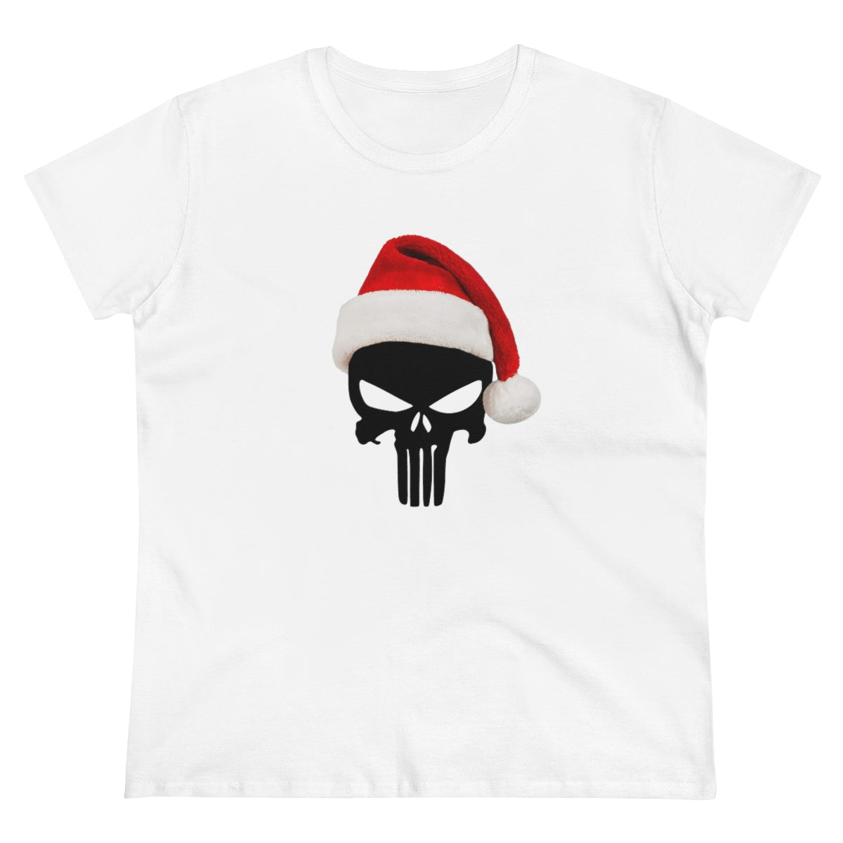 Punisher with Santa Hat | Women's Tee - Rise of The New Media