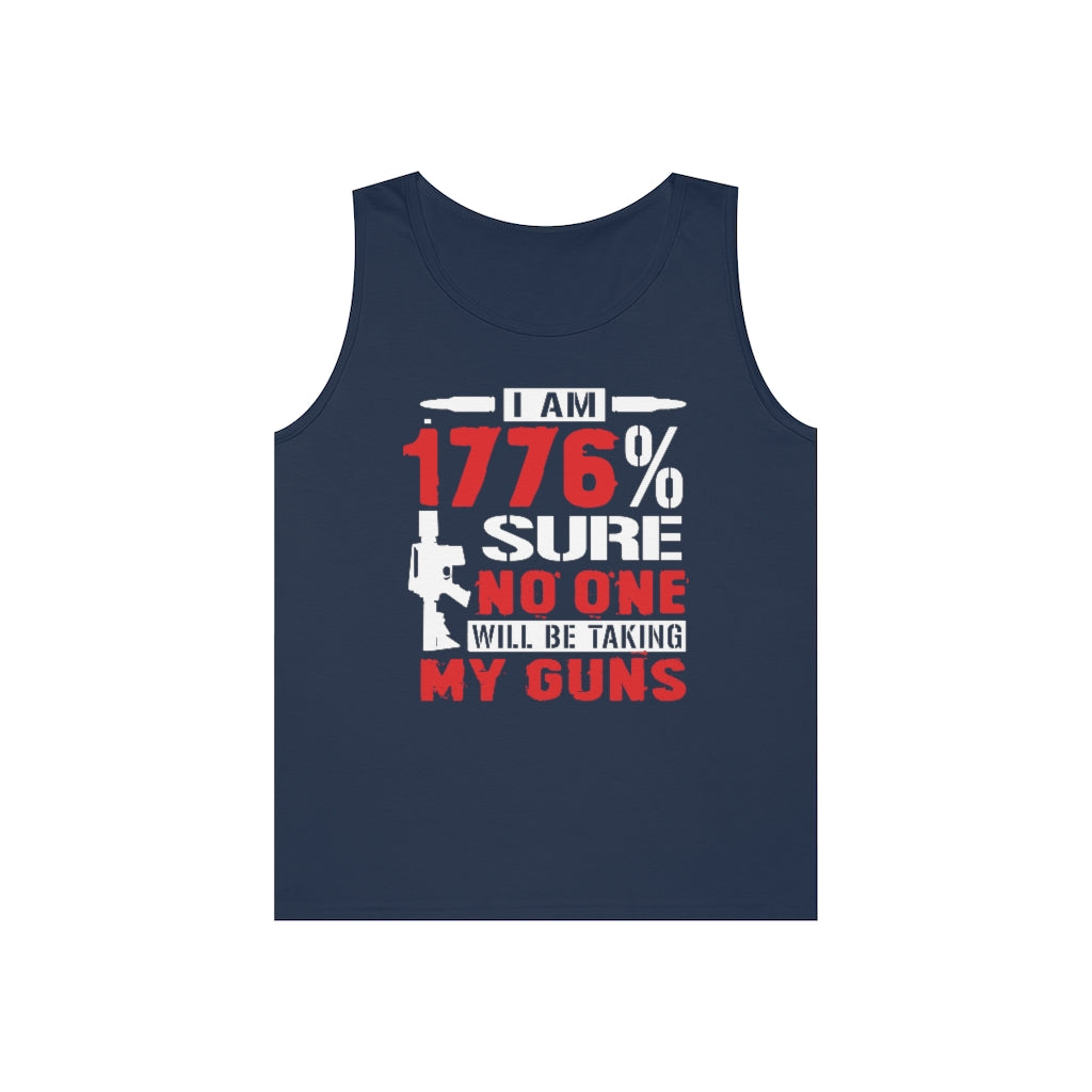 I Am 1776% Sure | Men's Heavy Cotton Tank Top - Rise of The New Media