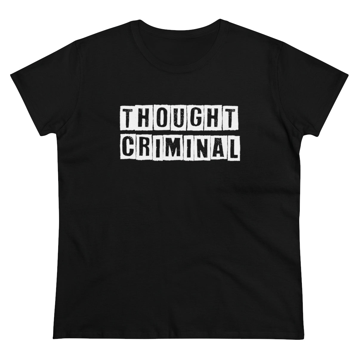 Thought Criminal | Women's Tee - Rise of The New Media