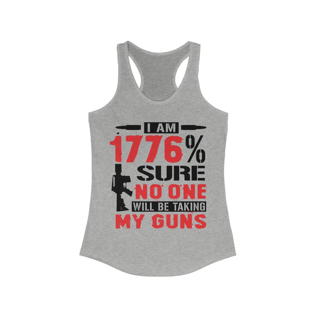 I Am 1776% Sure | Women's Racerback Tank - Rise of The New Media