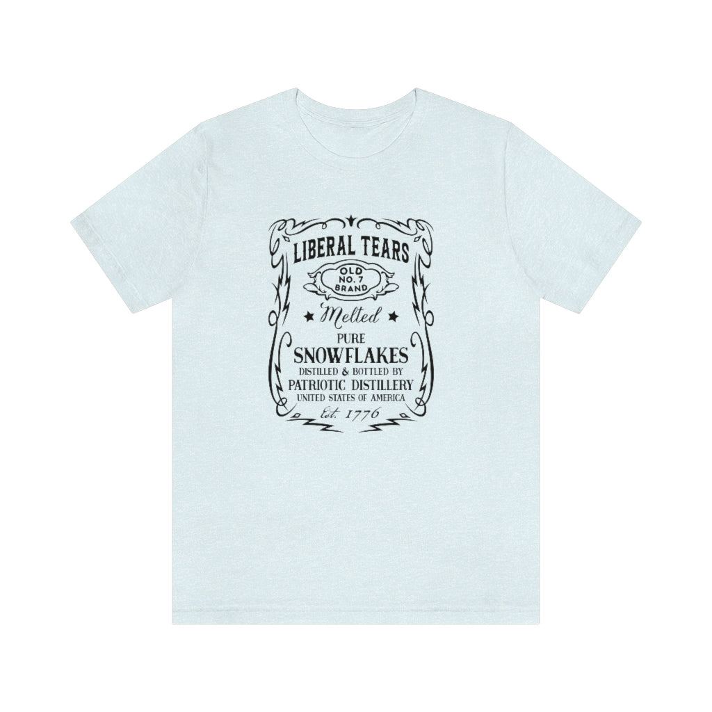 Liberal Tears | Mens/Unisex Short Sleeve T-Shirt - Rise of The New Media